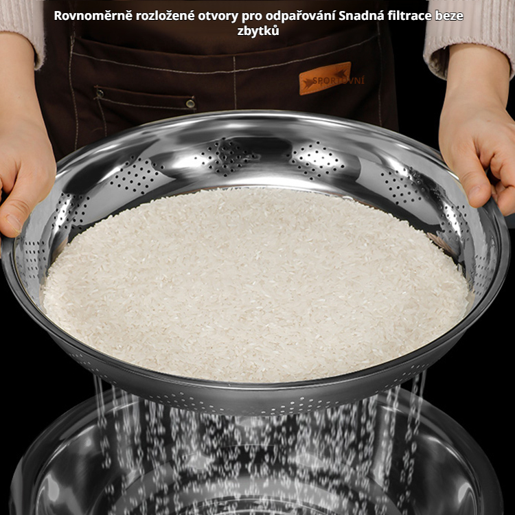 Vysoce kvalitní nerezová odolná napařovací miska