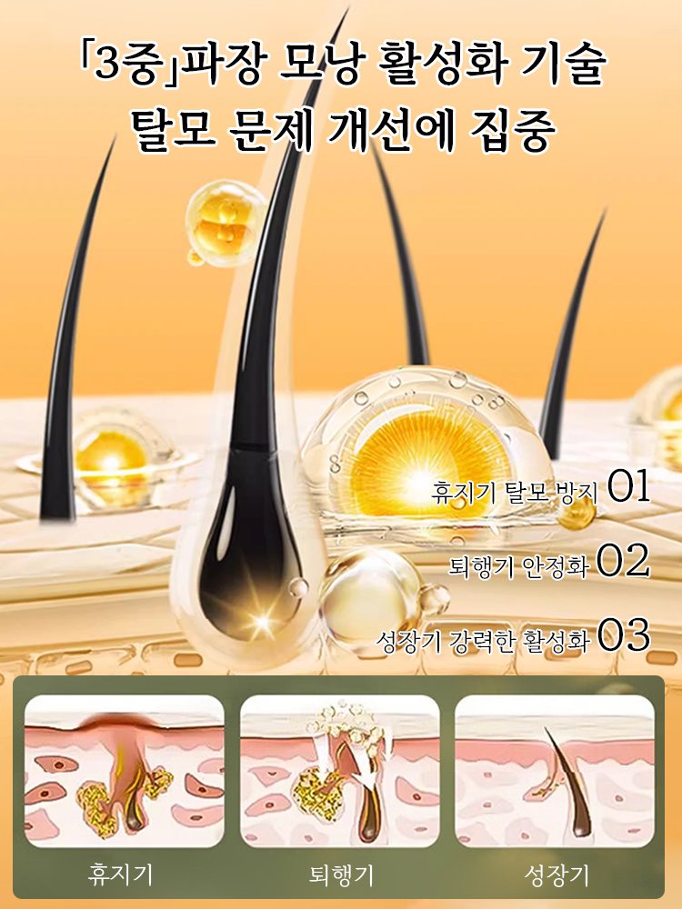 【1번 세척으로 헤어 양 두배 증가】탈모 예방 샴푸