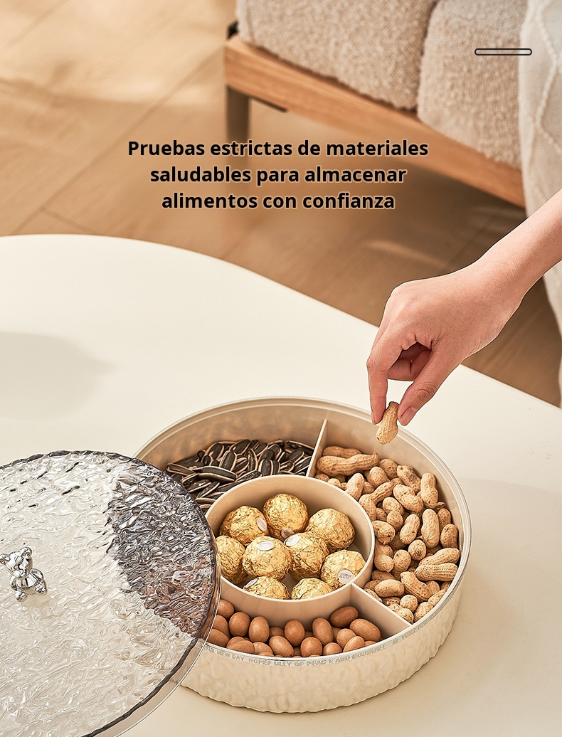 Plato decorativo de varias capas para dulces