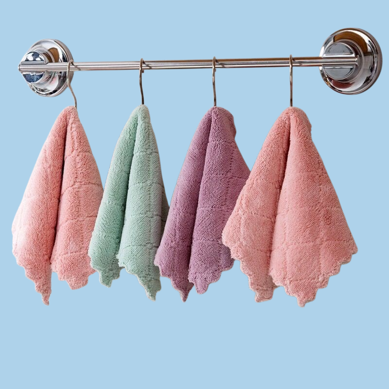 油をつけない両面食器洗い布