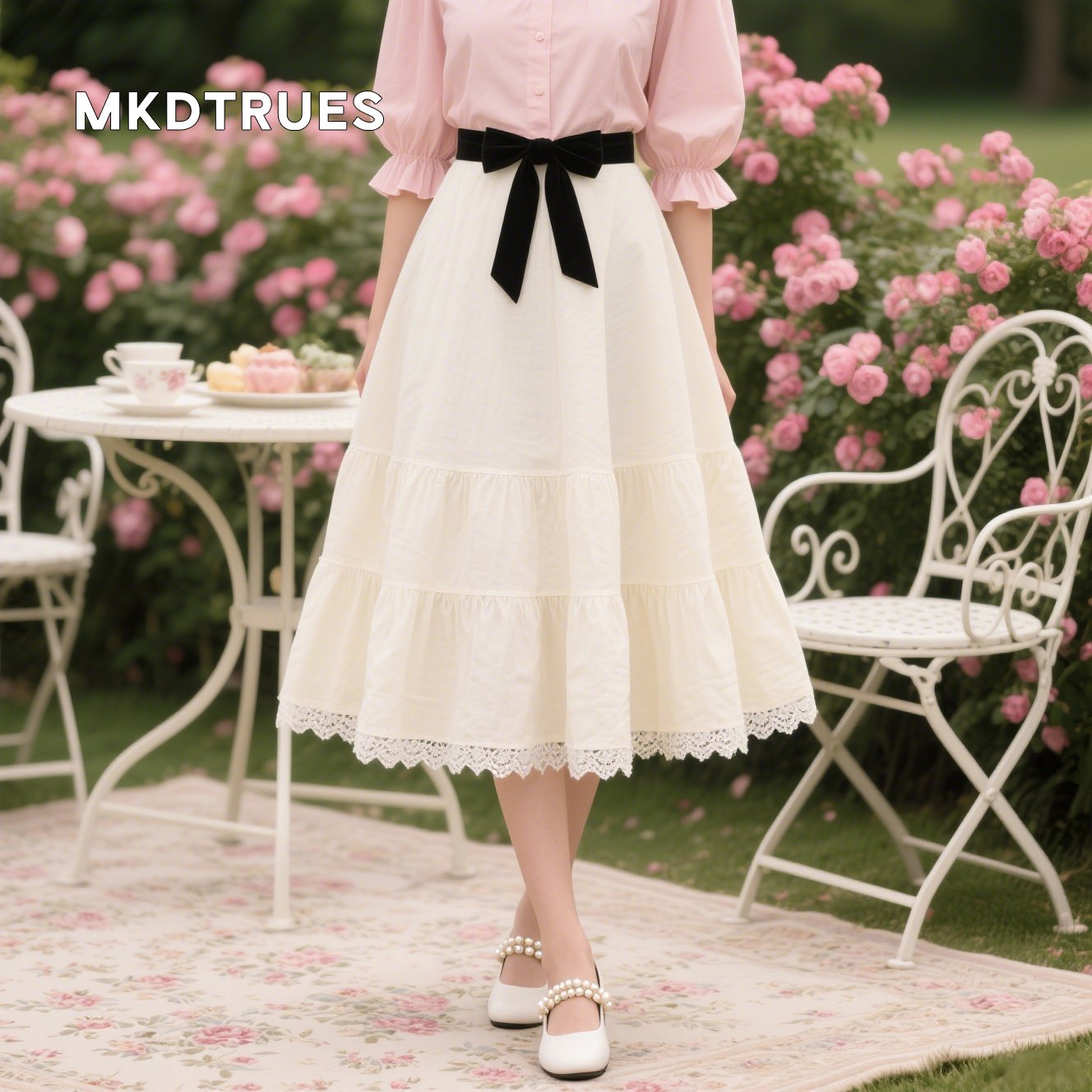 白いロングスカート