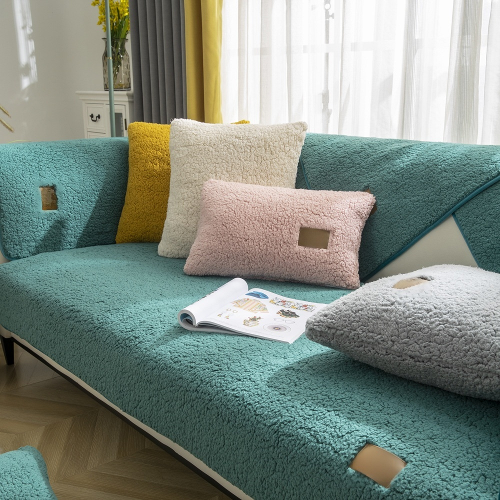 고급 미끄럼 방지 캐시미어 소파 커버