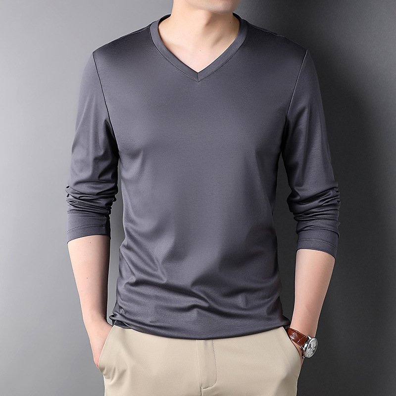 Vネック薄手春秋ウェア