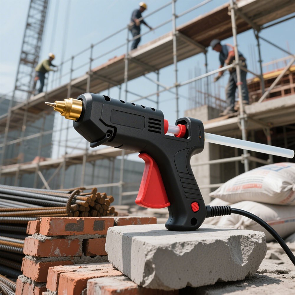 7mmグルースティック対応ホットグルーガン使用イメージ