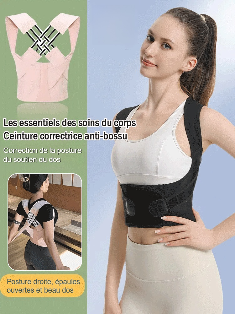 Ceinture correctrice anti-bossu indispensable pour les soins du corps