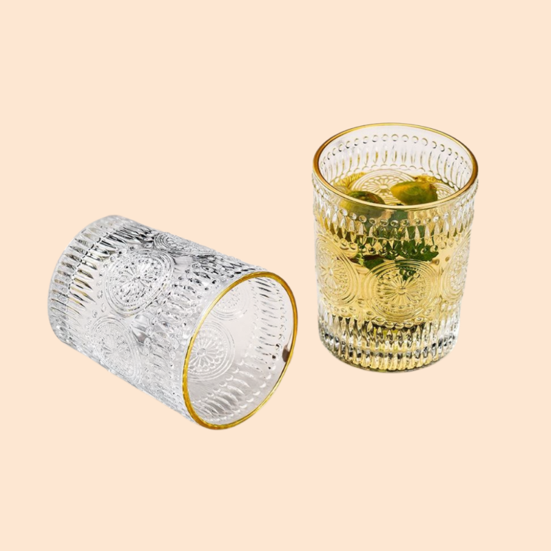 납 없는 유리 해바라기 컵