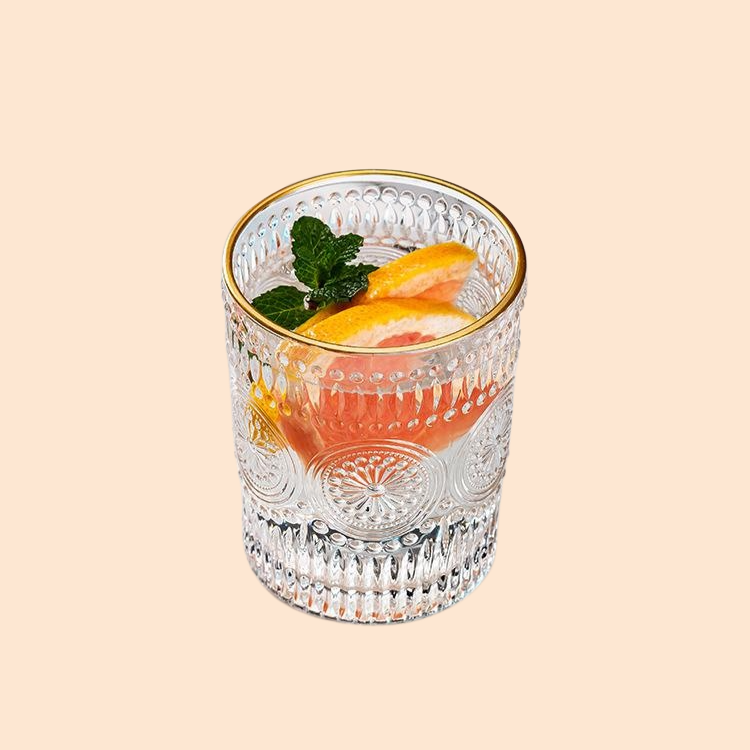 납 없는 유리 해바라기 컵