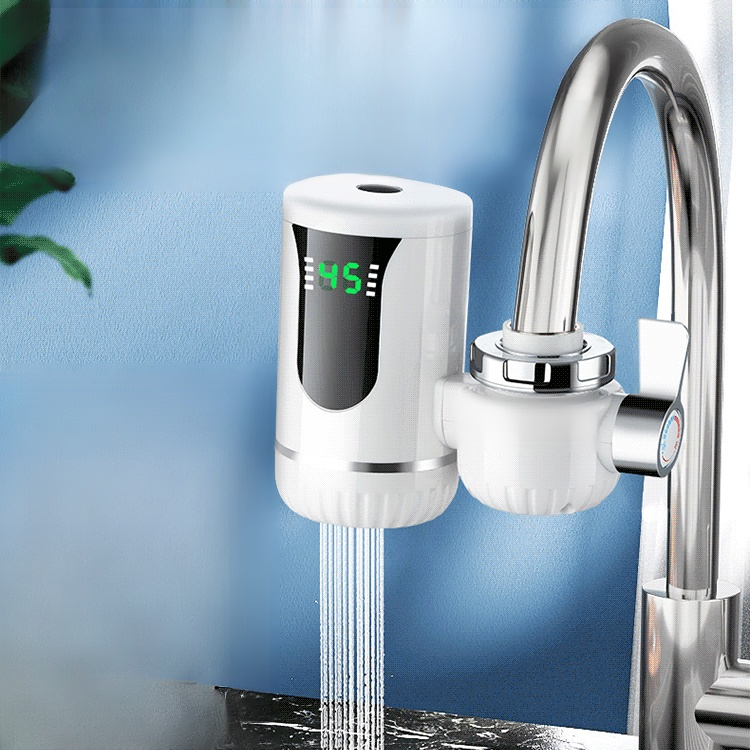 Installation-free warm water faucet