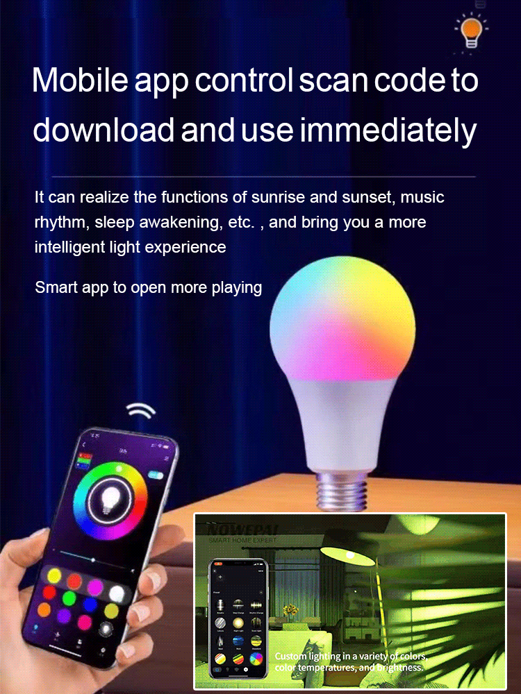 【Technology Light Control】Colorful LED Intelligent Voice Control Atmosphere Light
