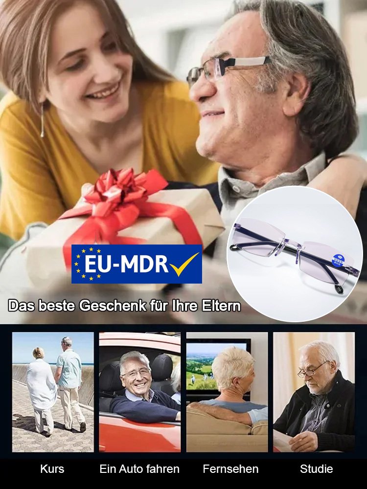 【Sehkraft zurück auf 20 Jahre】Intelligente Fokusveränderung Komfortable Lesebrille