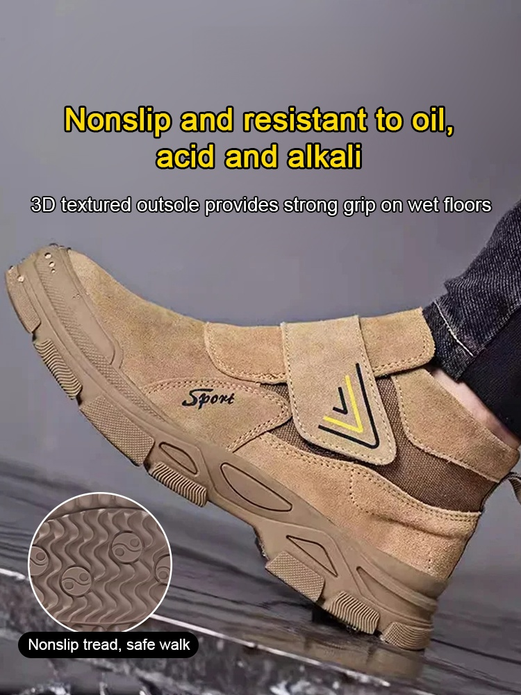 Anti-Shock Puncture-proof Work Shoes for Men