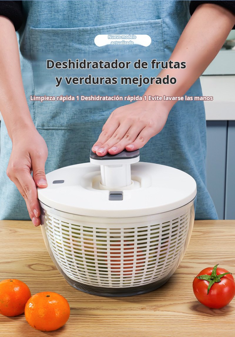 Cesta de drenaje de alimentos para ensalada y frutas