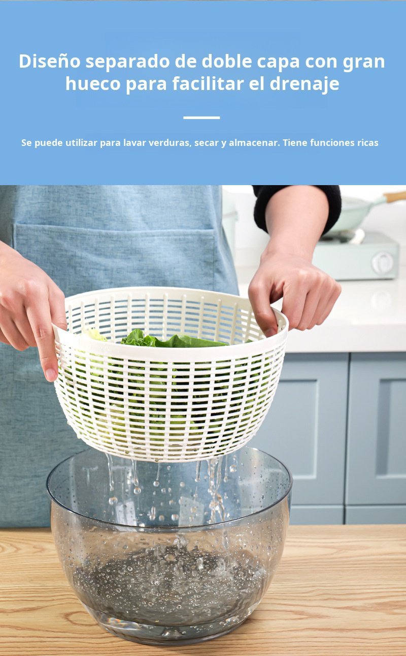 Hilandero manual ergonómico para frutas y verduras