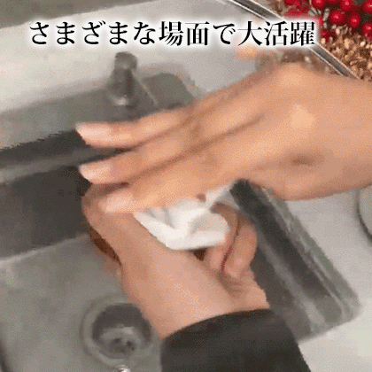 【使い捨てではない】多機能キッチン用万能ふきん