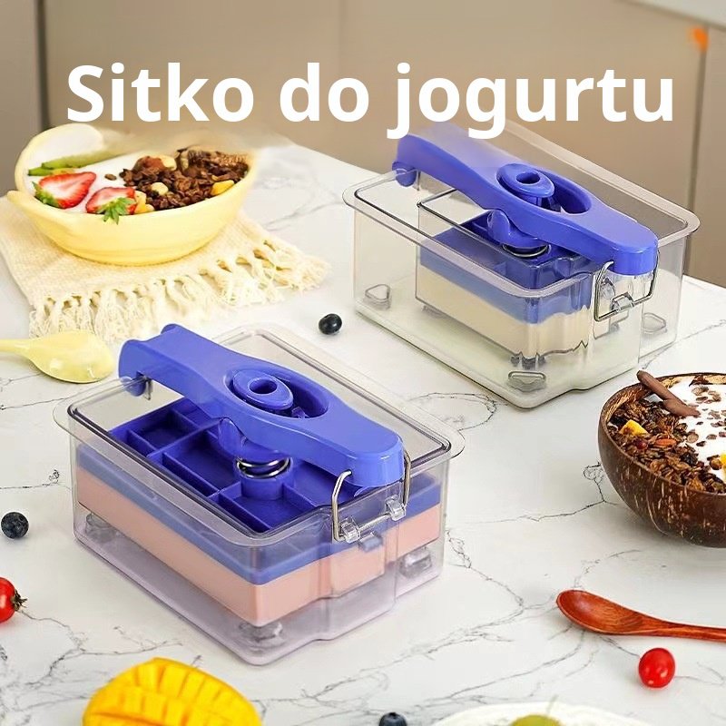 Sitko do jogurtu Narzędzie do oddzielania serwatki Stara miska jogurtu o dużej pojemności skompresow