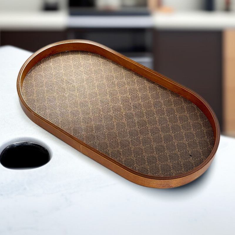 صندوق تخزين مفاتيح خشبي بنمط بيجونيا