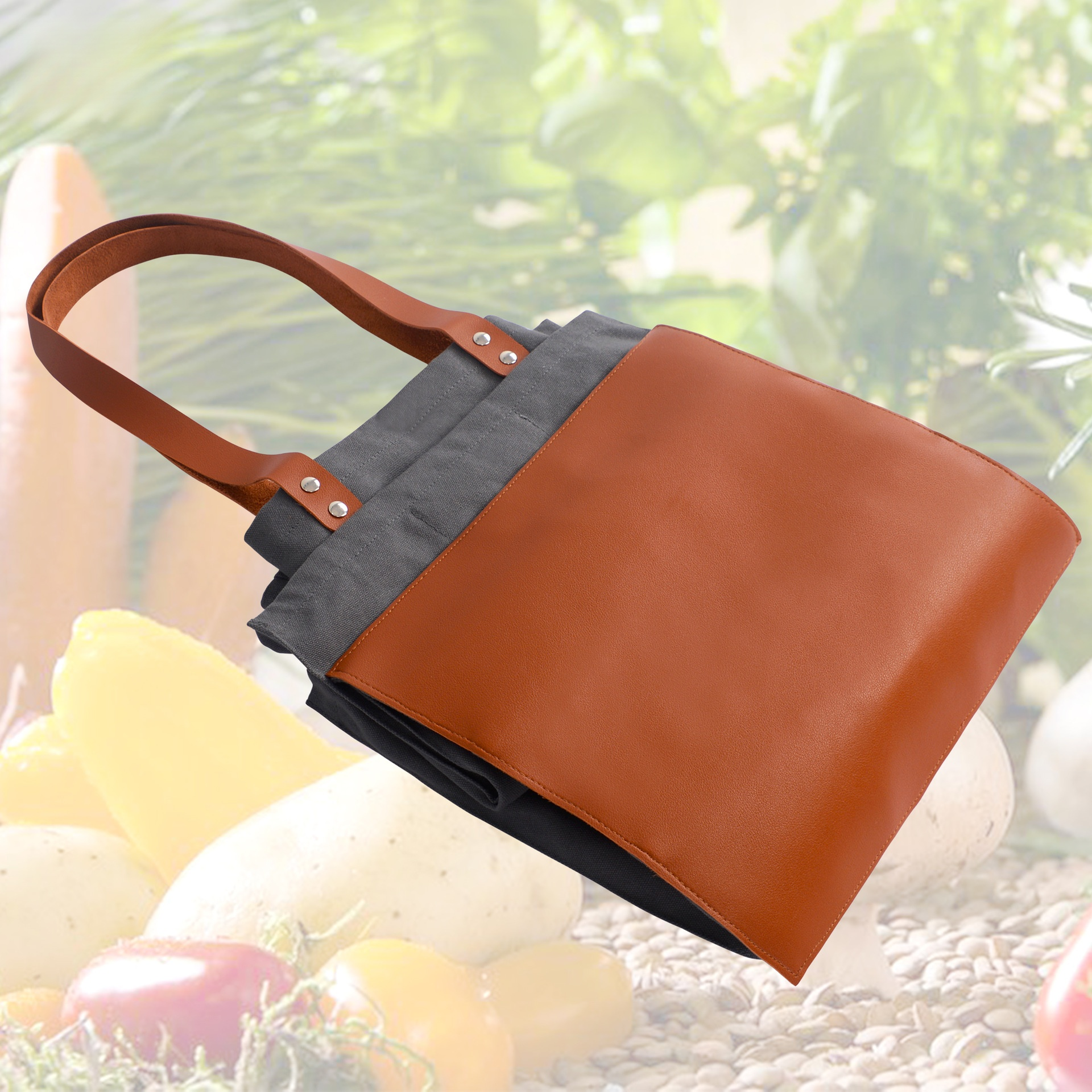 Umweltfreundliche Einkaufstasche große Kapazität Supermarkt Canvas Einkaufstasche multifunktionale A