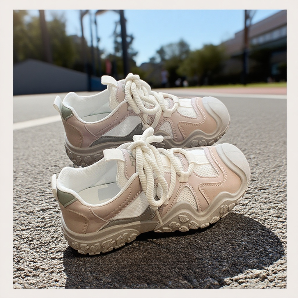 人気の厚底レディーススニーカーの詳細画像