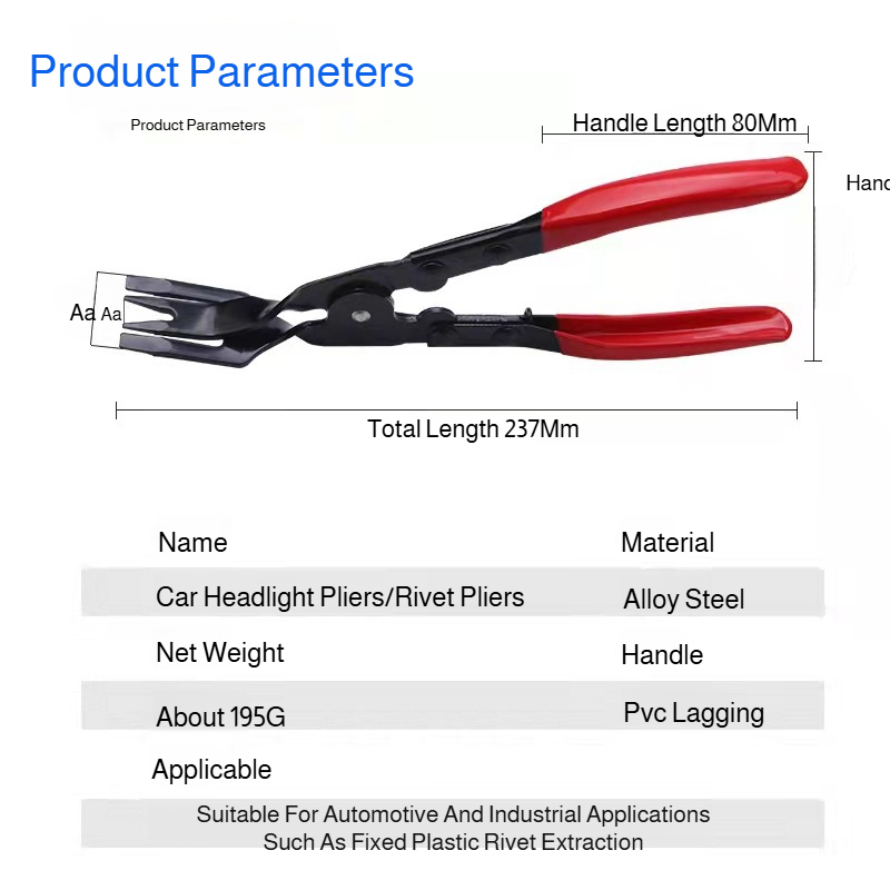 Car headlight modification and removal tool Rivet pliers