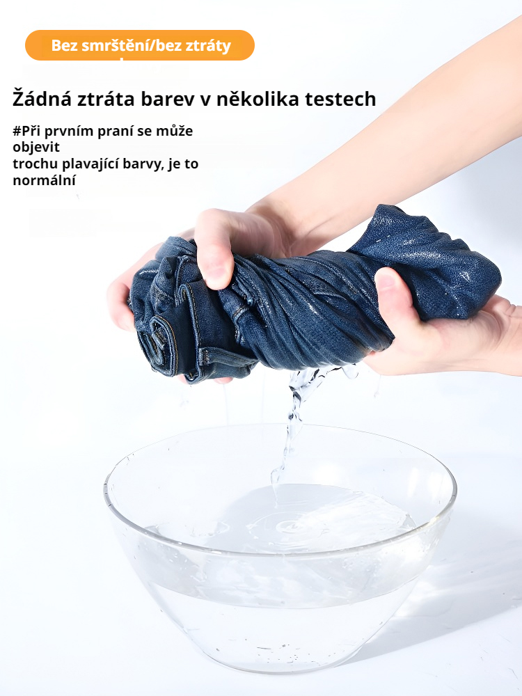 Pánské rovné džíny s volným střihem