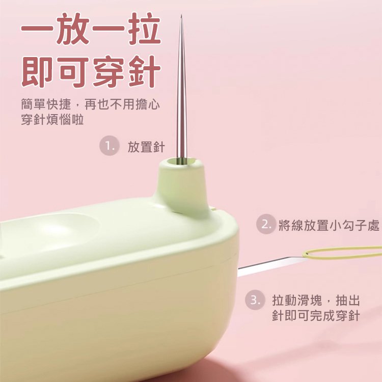 全新二合一穿針拆線器