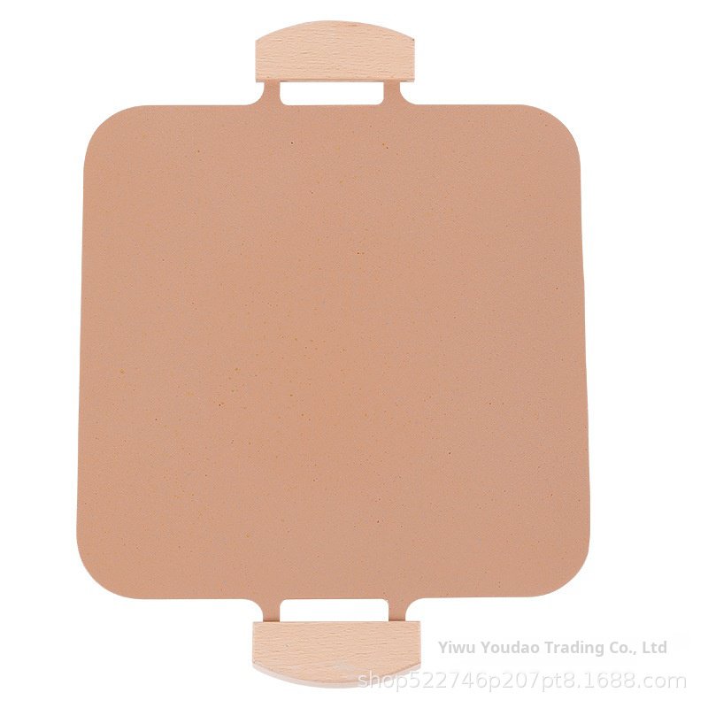 Placa de barbacoa coreana para acampar al aire libre, piedra médica, bandeja para hornear antiadhere