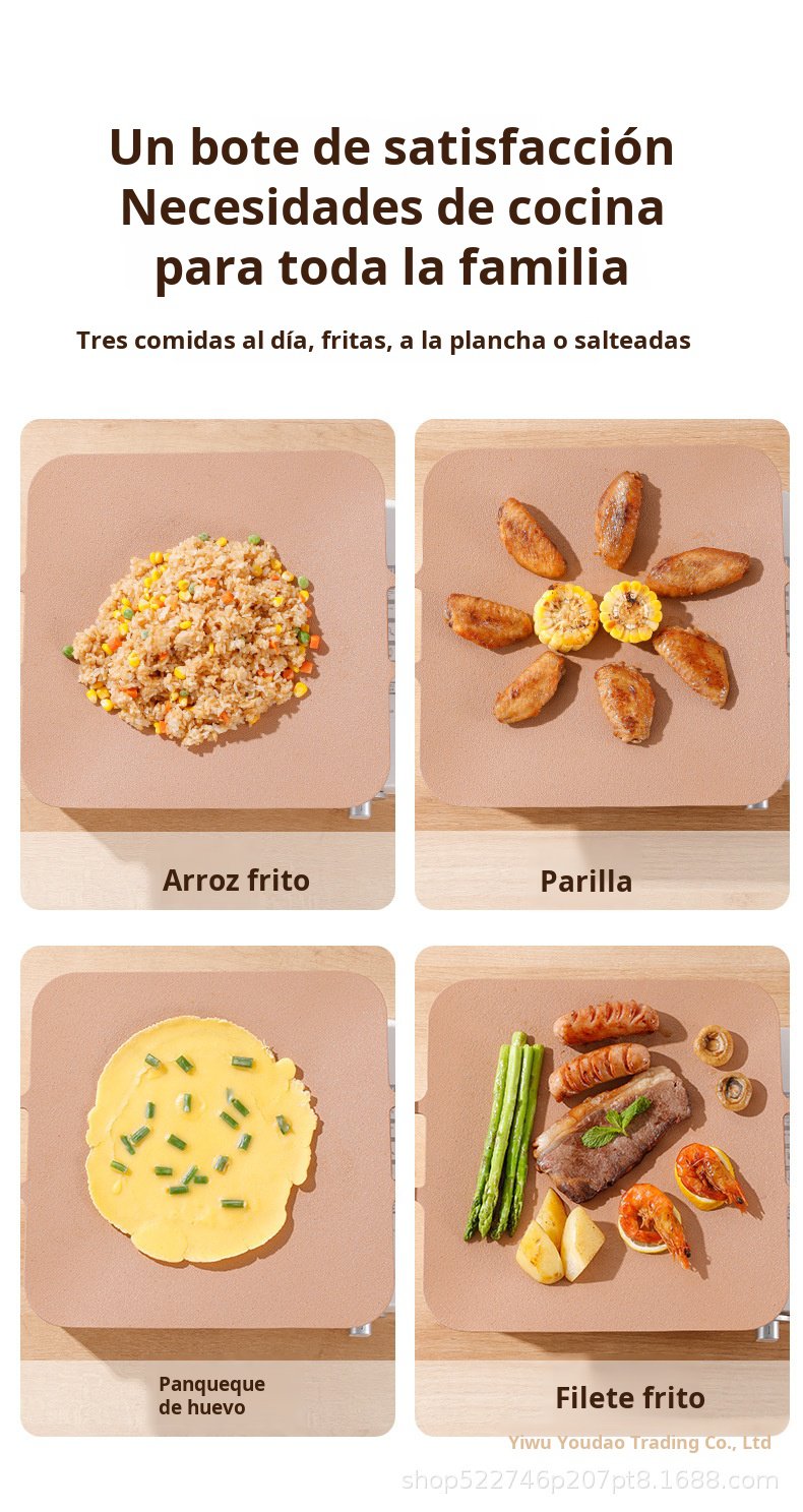 Utensilio de barbacoa antiadherente para camping