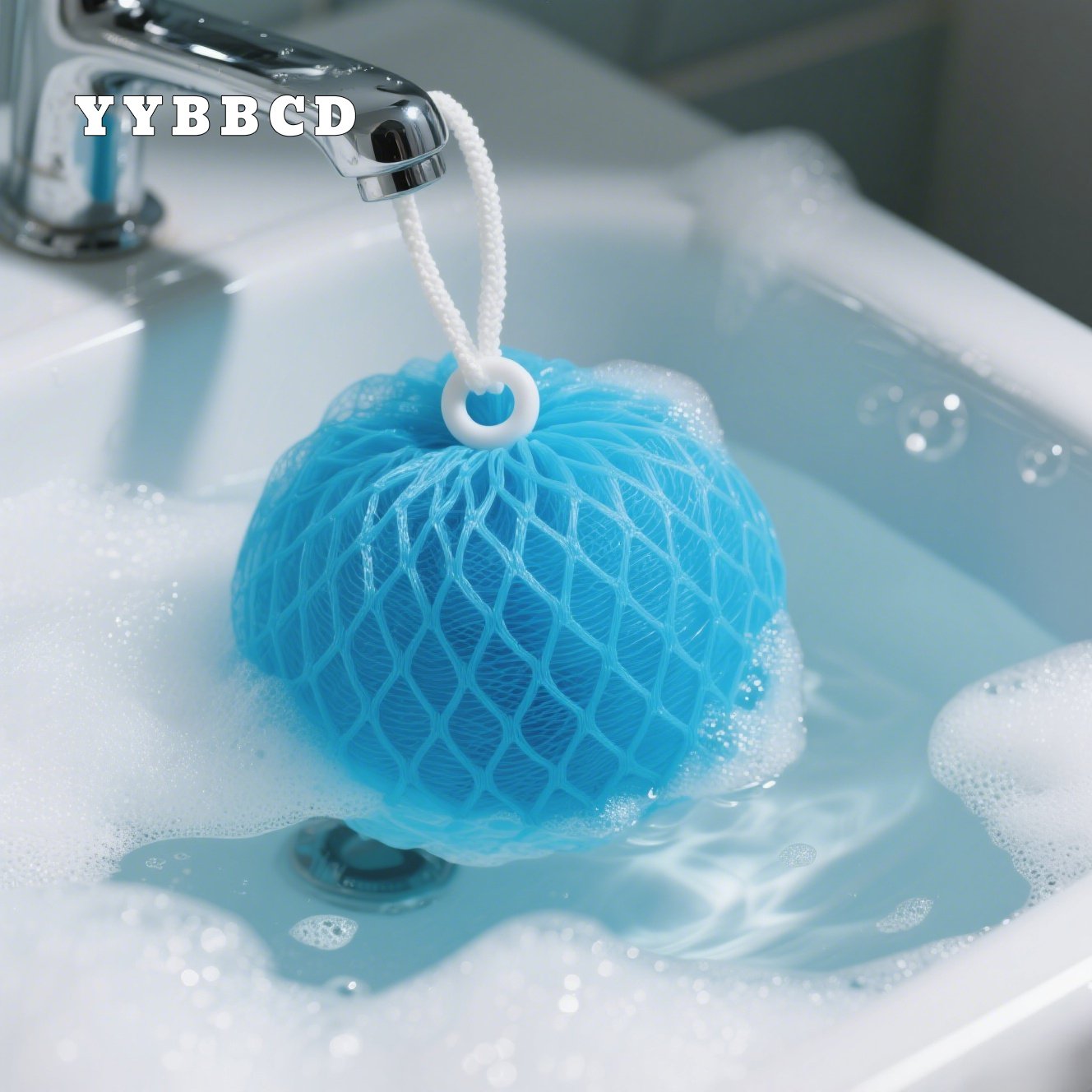 Relaxační květinová koule ve vaně