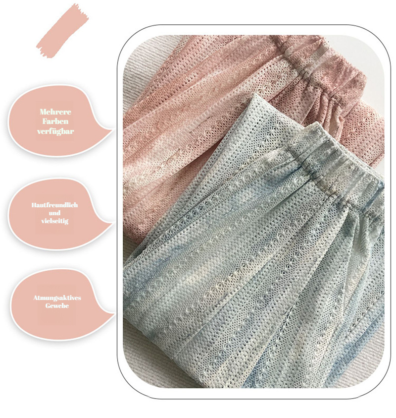 Sommerliche weite Hose mit modernem Print für Damen