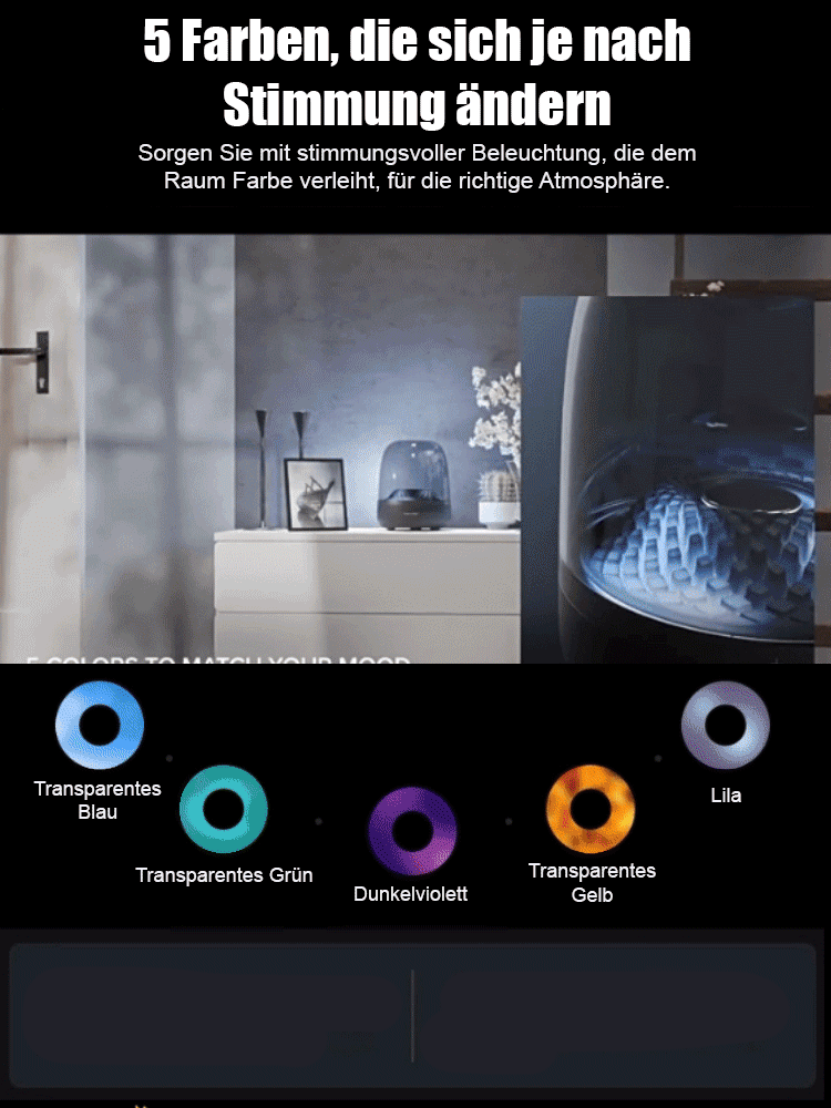 Schwarz-goldener schillernder Kristalllautsprecher