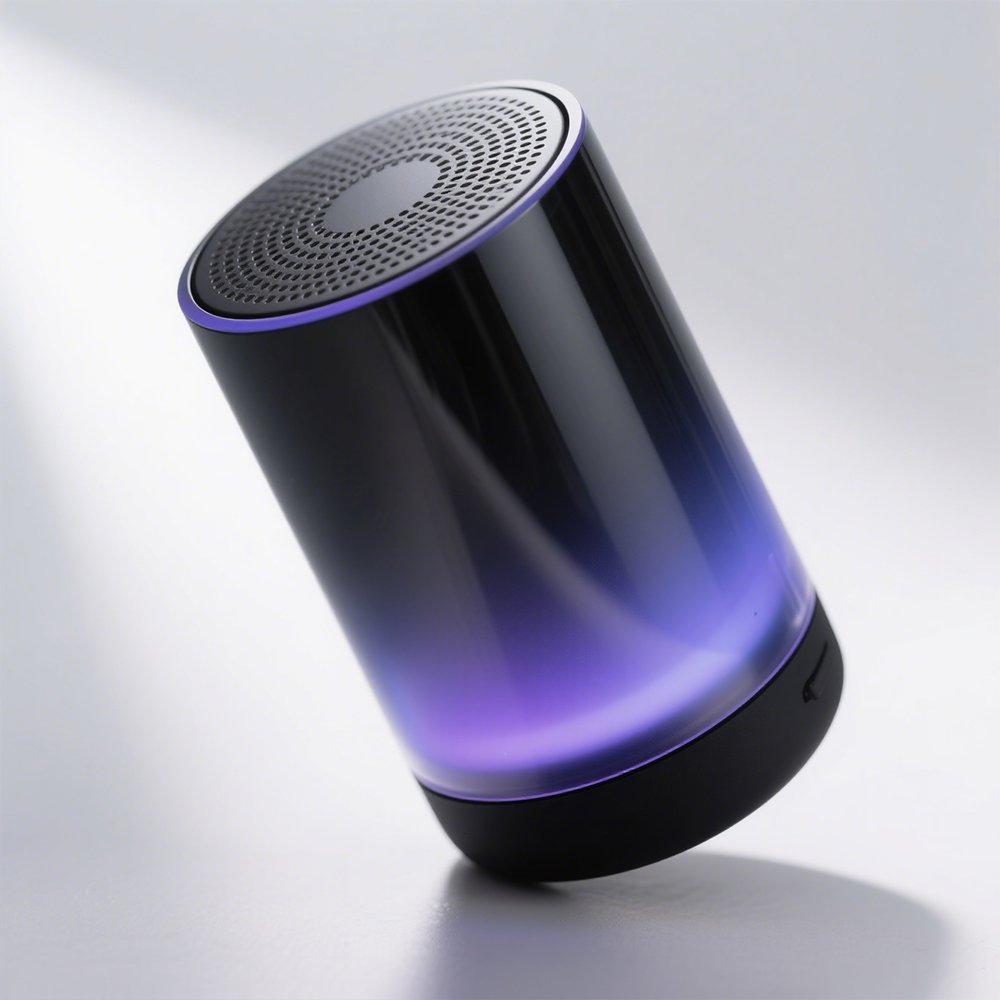 Blinkender Kristalllautsprecher