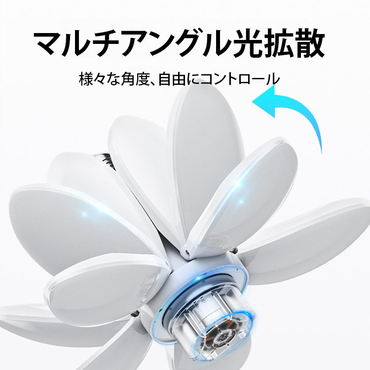 折りたたみ式2WAYファンLEDライト