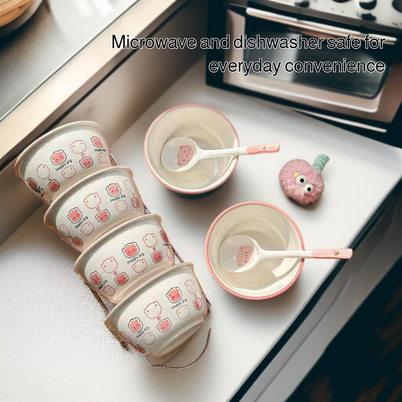 Household high-value ceramic instant noodle bowl