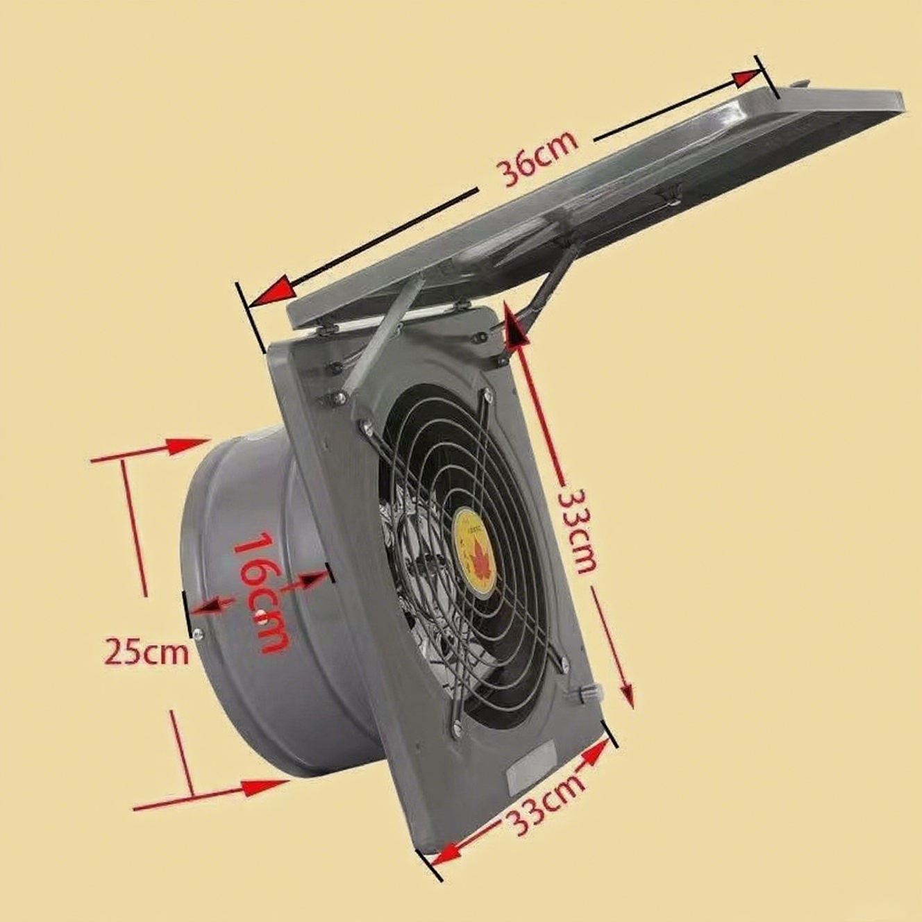창문형 고속 저소음 개폐식 환풍기