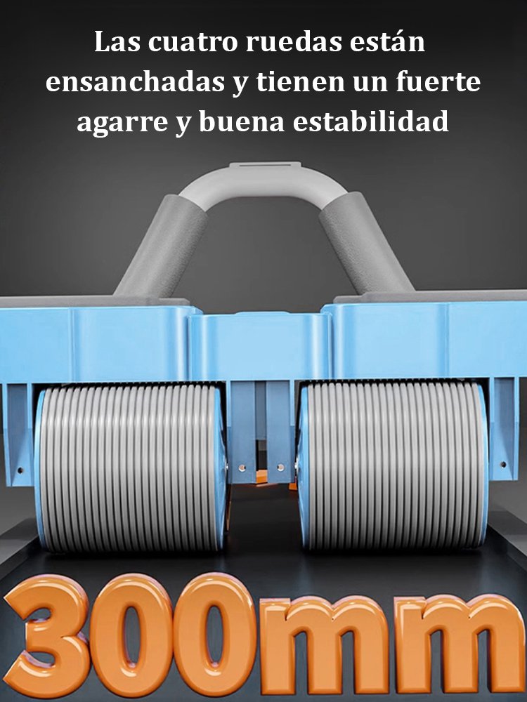 Rueda de abdominales con rebote automático de cuatro ruedas - Versión mejorada