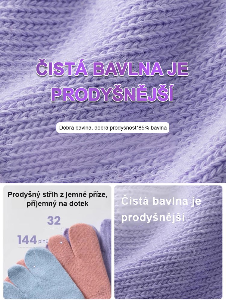 Protiskluzové jóga ponožky s pěti prsty
