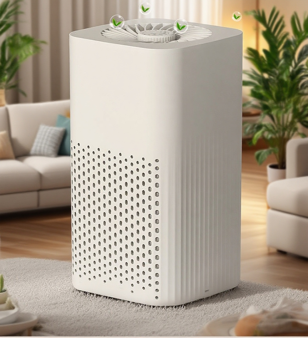 Detail vysoce účinného filtru čističe vzduchu