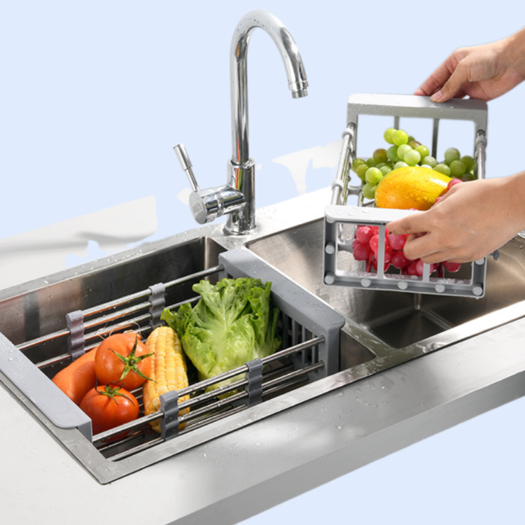 확장 가능한 수영장 물빠짐 식기 건조대