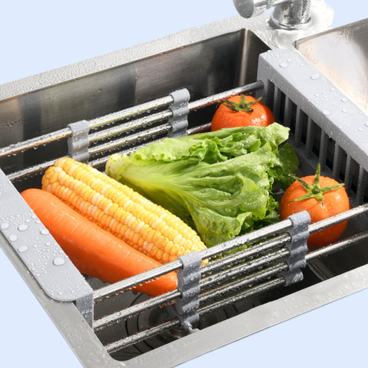 확장 가능한 수영장 물빠짐 식기 건조대