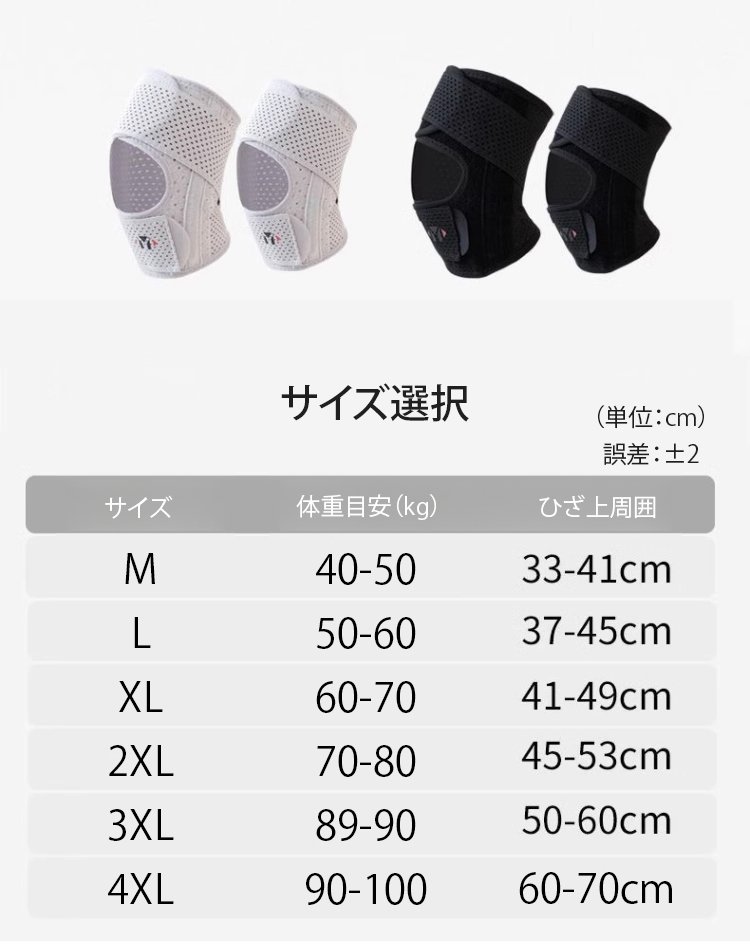 多機能膝サポーター