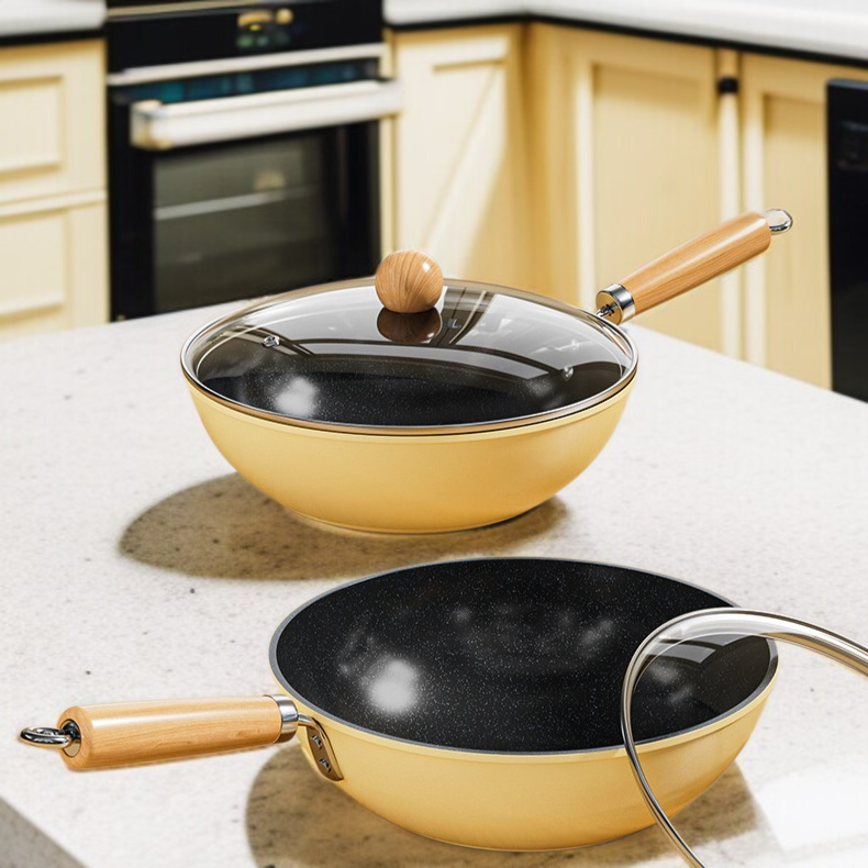 가정용 세라믹 프라이팬 가볍고 무코팅 인덕션 적용 전용 프라이팬 세라믹 프라이팬 인간용 논스틱팬