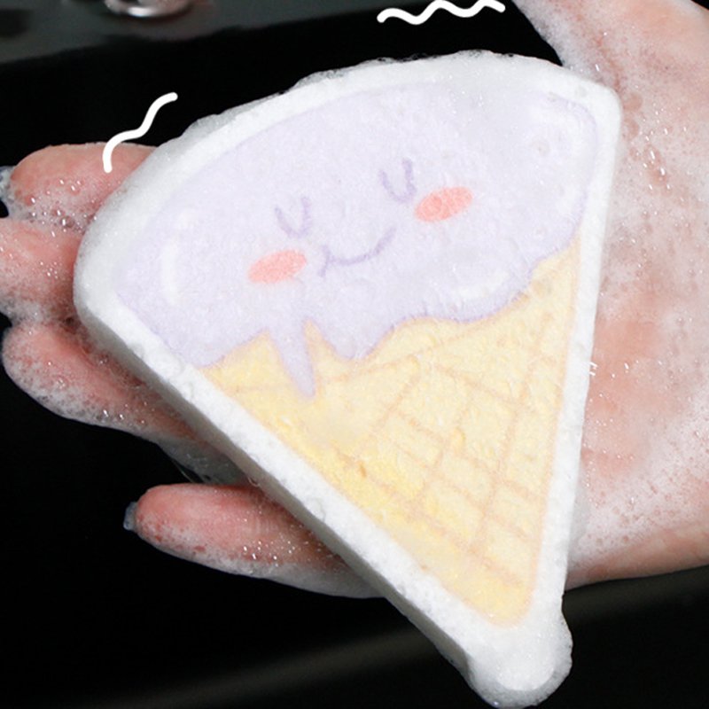 パルプ洗い物綿圧縮パルプスポンジキッチン用品三角ぞうきん