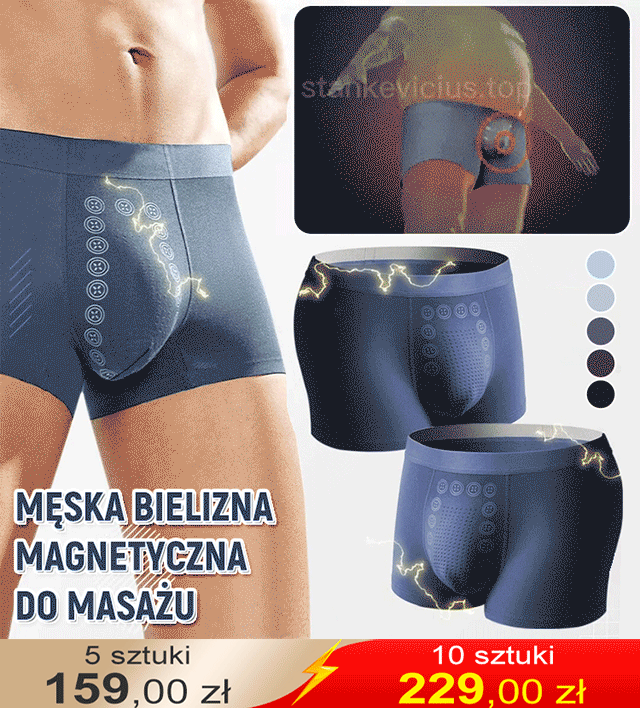 Majtki do masażu magnetycznego męskiego