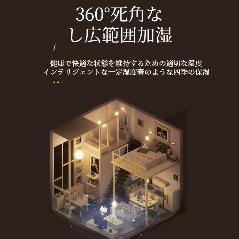 家庭用デスクトップ小型ミニ加湿器寝室妊婦と幼児空調部屋暖房加湿器