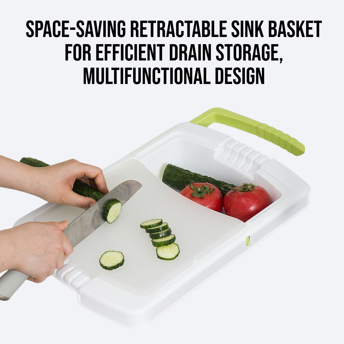 Home retractable multifunctional sink drain storage basket