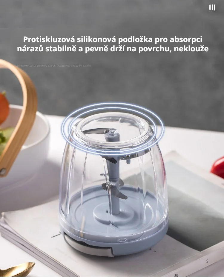 Kompaktní sekáček potravin na kuchyňské lince