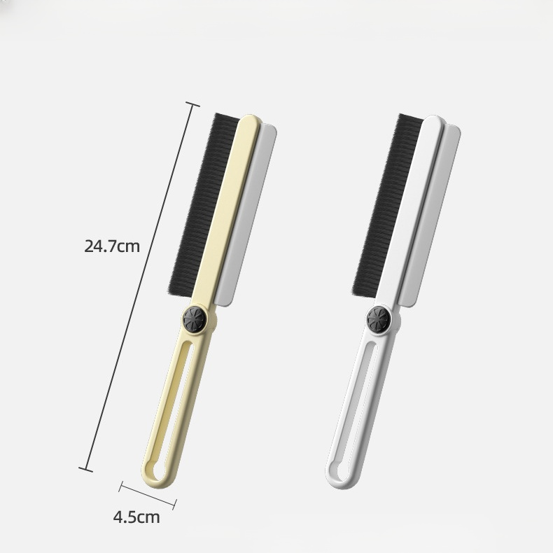 Silikonový kartáč s dlouhou rukojetí na štěrbiny