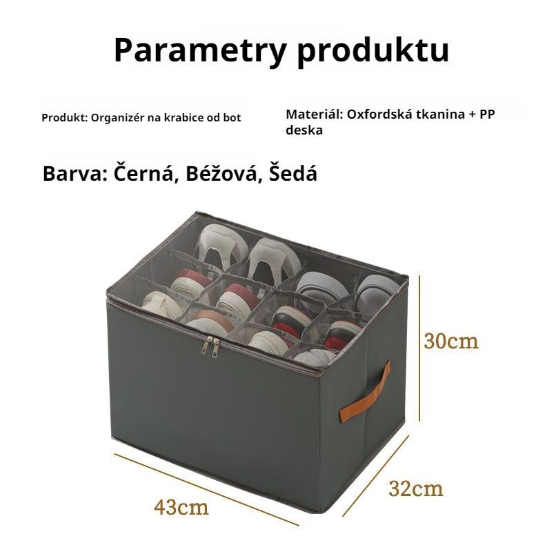 Stackable shoe storage boxes for space saving