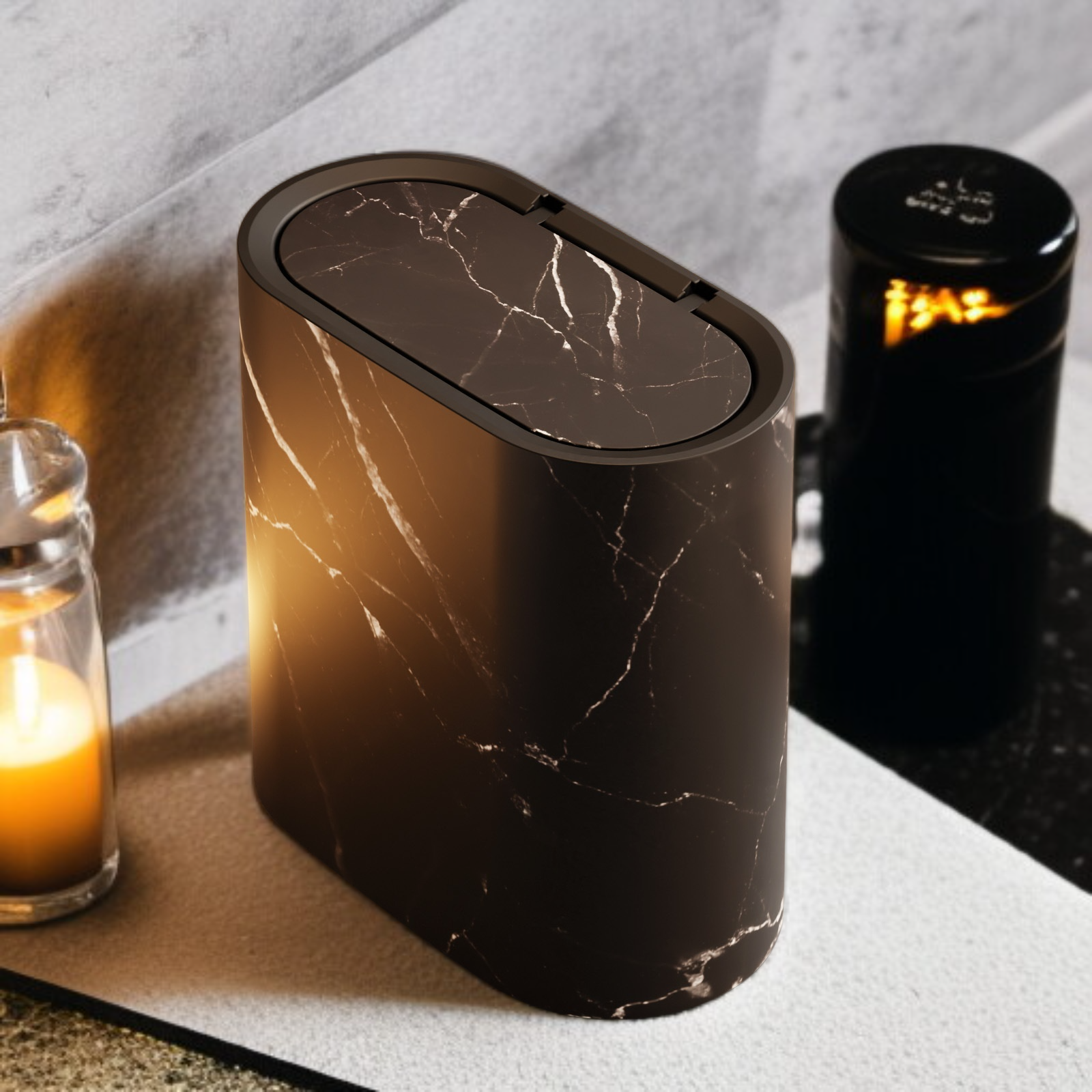 푸시형 틈새 쓰레기통