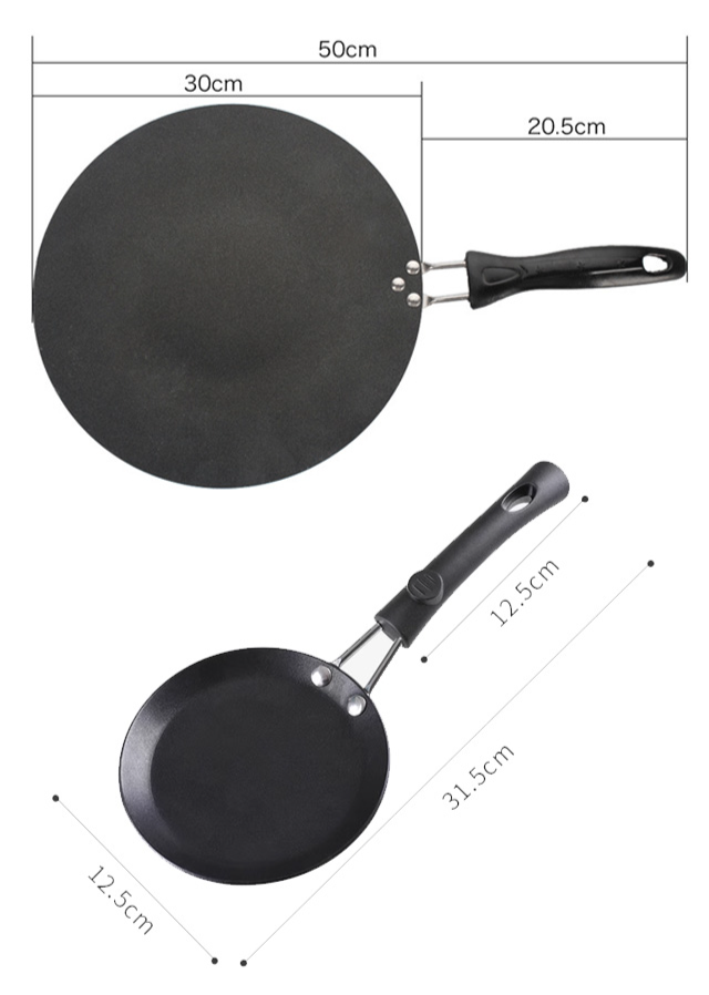 Uniwersalna patelnia z powłoką nieprzywierającą i uchwytem